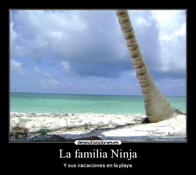 La familia Ninja - Y sus vacaciones en la playa