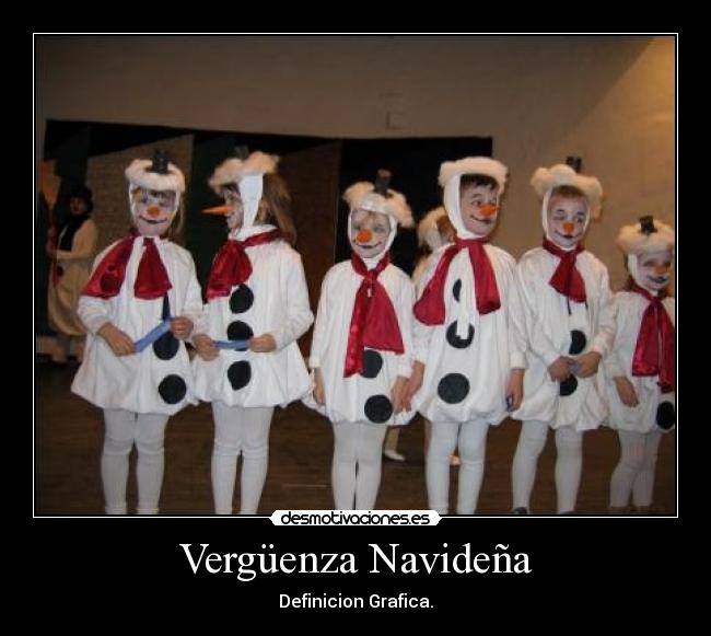 Vergüenza Navideña - Definicion Grafica.