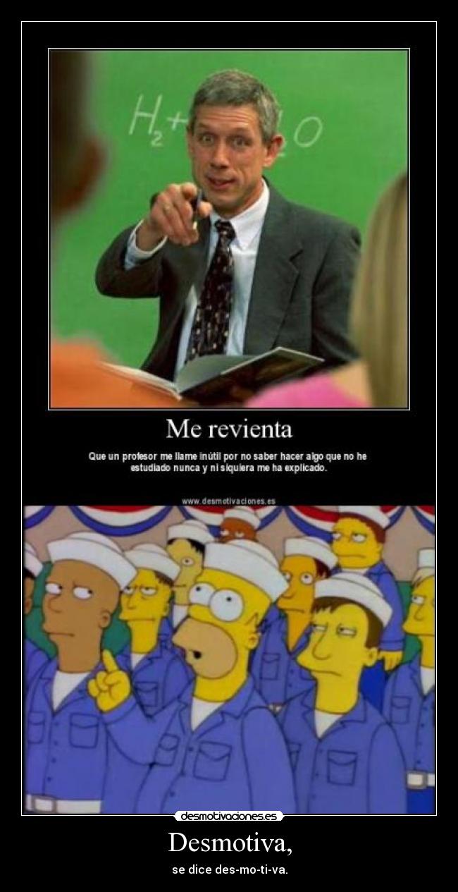 Desmotiva, - 
