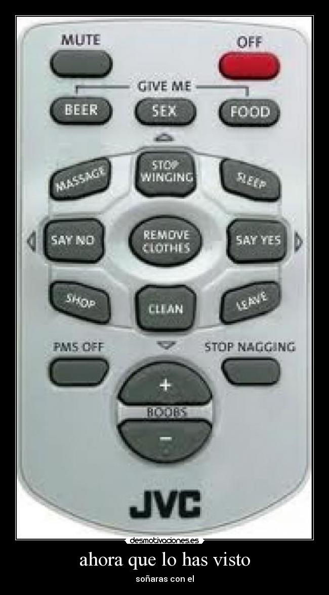 ahora que lo has visto - soñaras con el