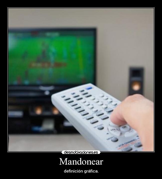Mandonear - definición gráfica.