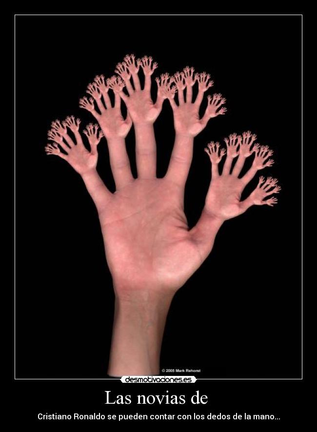 Las novias de - Cristiano Ronaldo se pueden contar con los dedos de la mano...