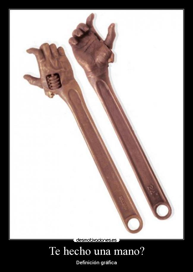 Te hecho una mano? - Definición gráfica