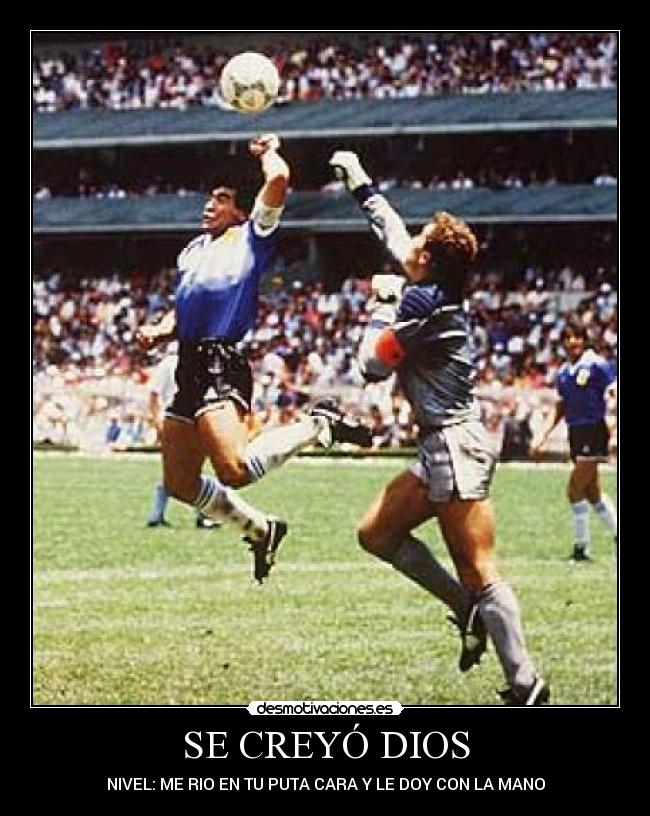 carteles dios chorradas maradona desmotivaciones