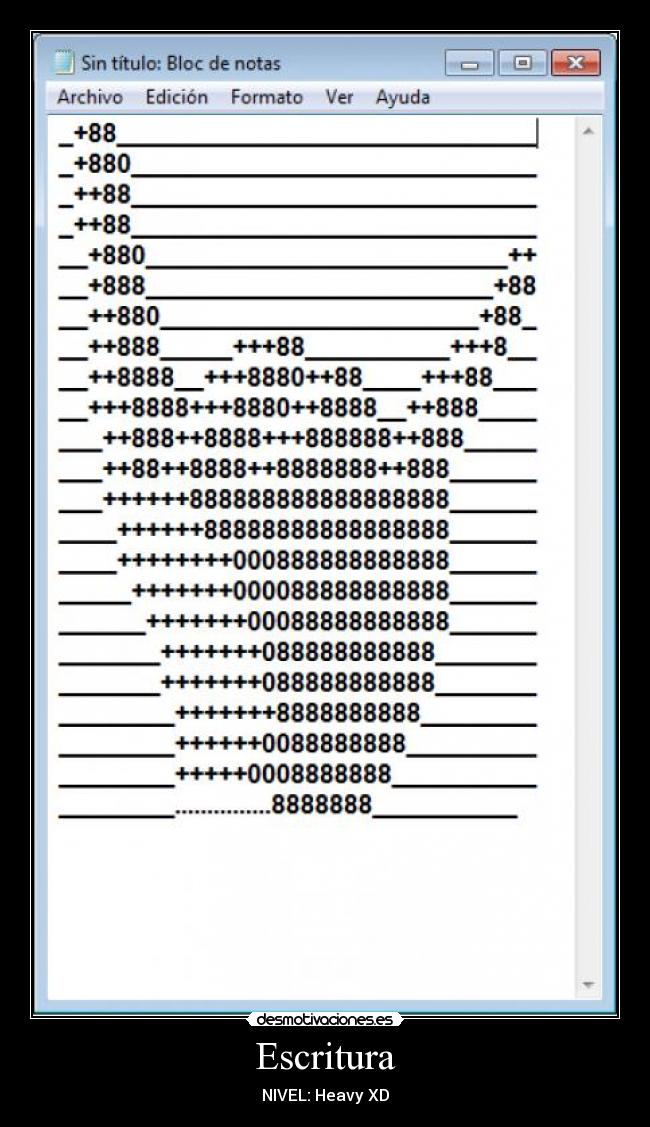 Escritura - NIVEL: Heavy XD