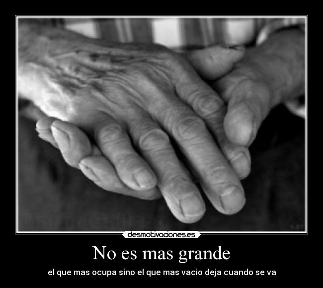 No es mas grande -