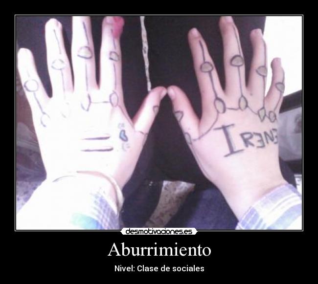 Aburrimiento - Nivel: Clase de sociales