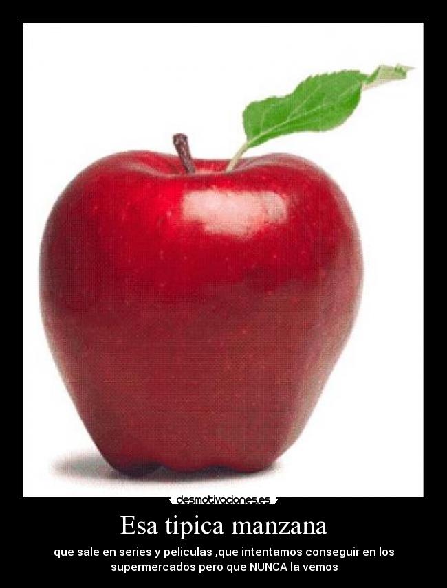 Esa tipica manzana - 