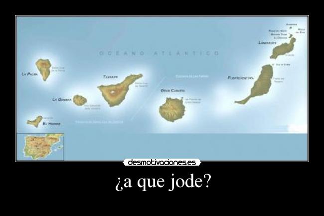 ¿a que jode? - 