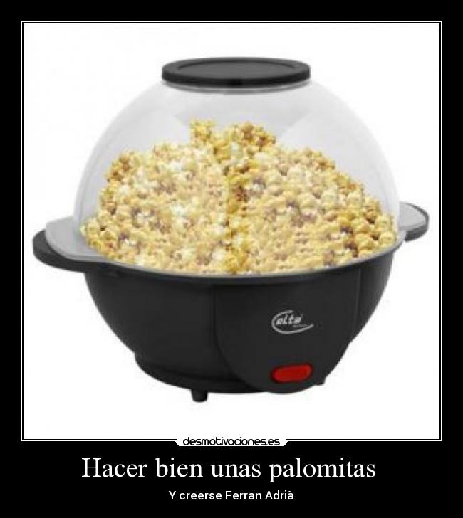 Hacer bien unas palomitas  - 