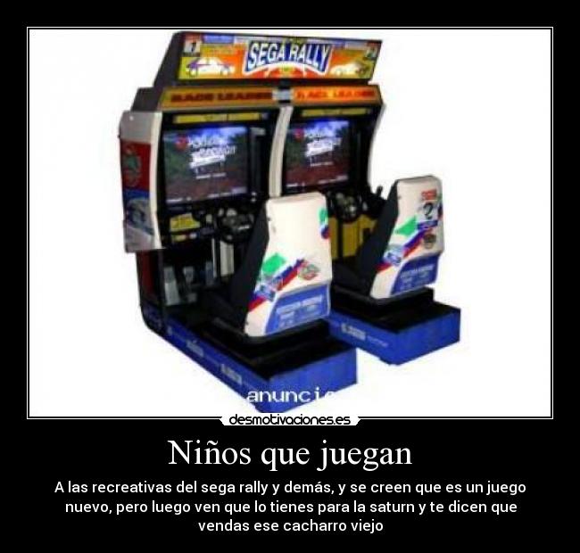 Niños que juegan -