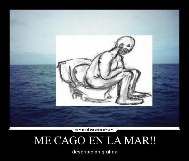 ME CAGO EN LA MAR!! - descripición grafica