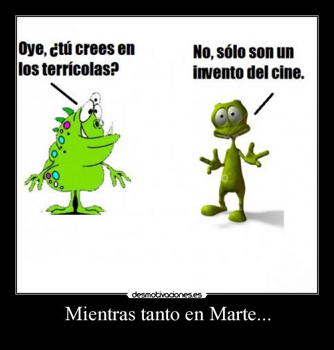 Mientras tanto en Marte... -