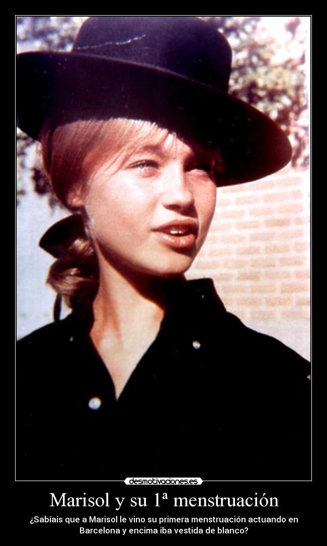 Marisol y su 1ª menstruación -