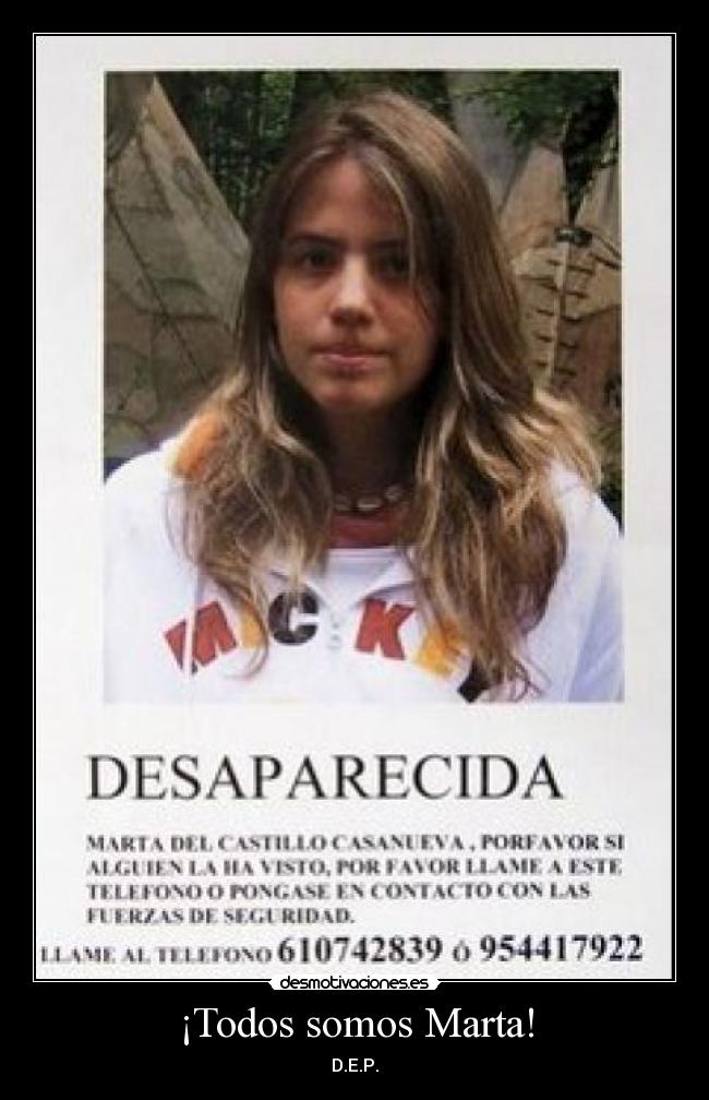 ¡Todos somos Marta! - D.E.P.