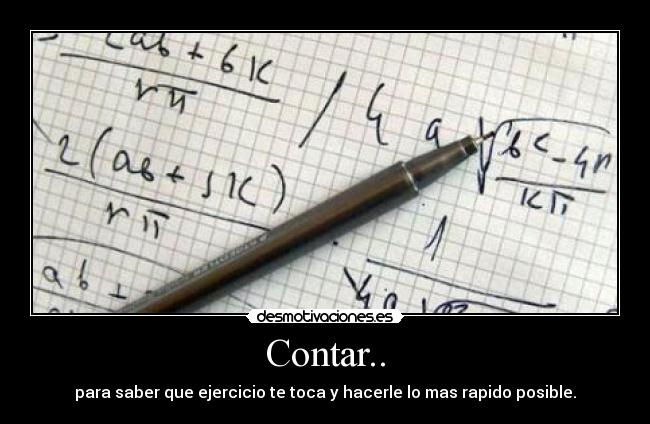 Contar.. -