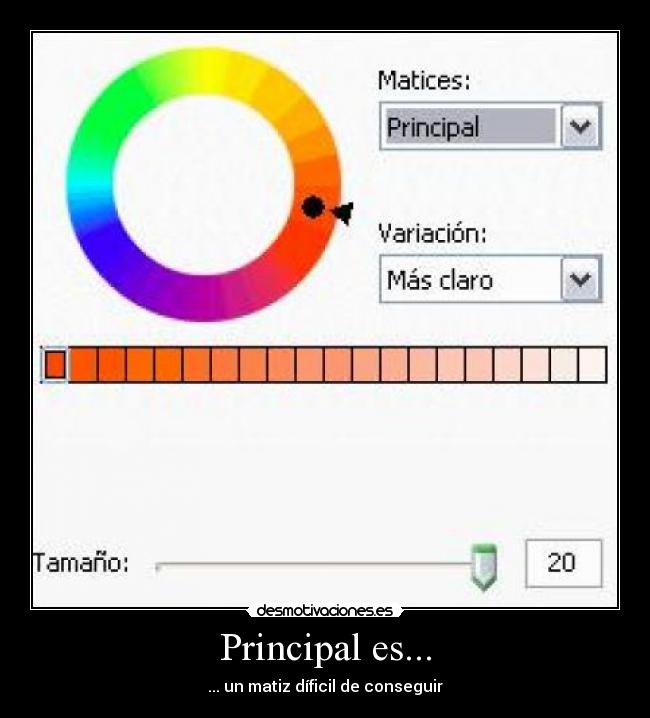 Principal es... -
