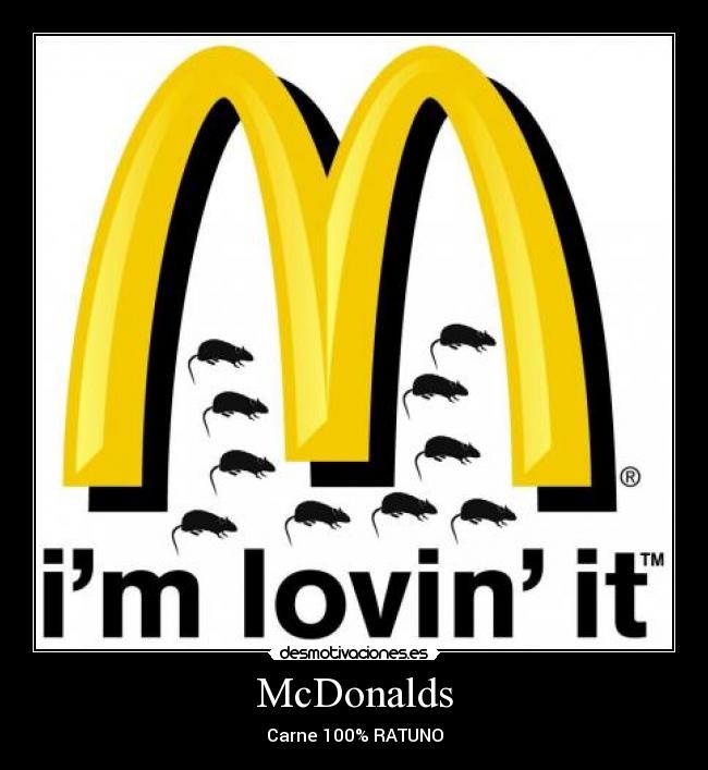 McDonalds - Carne 100% RATUNO