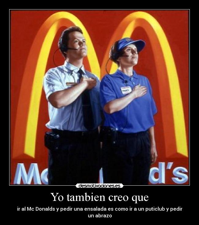 Yo tambien creo que -