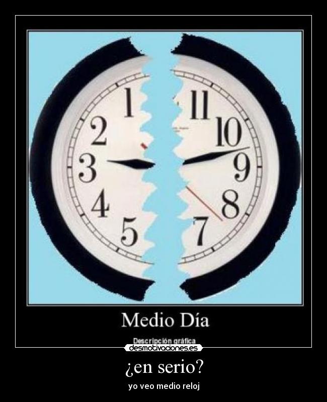 carteles reloj desmotivaciones