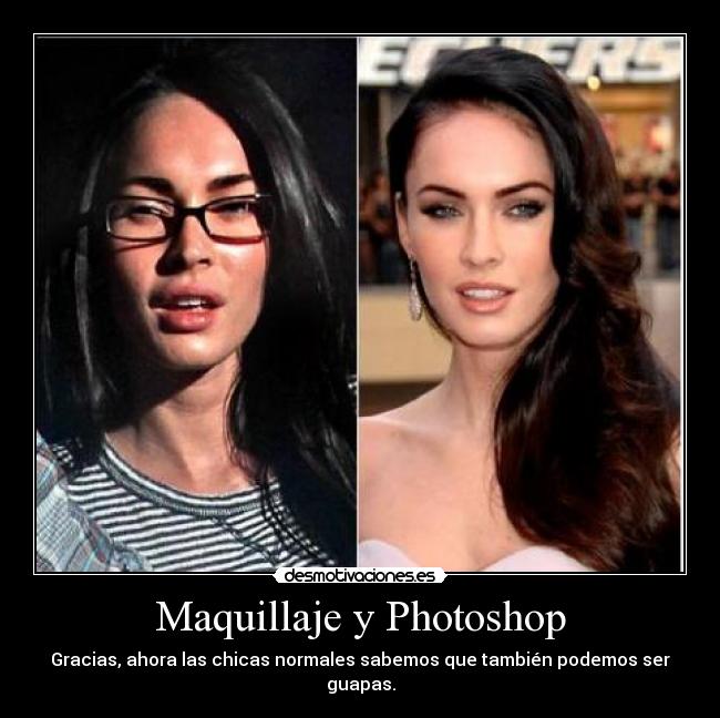 Maquillaje y Photoshop -