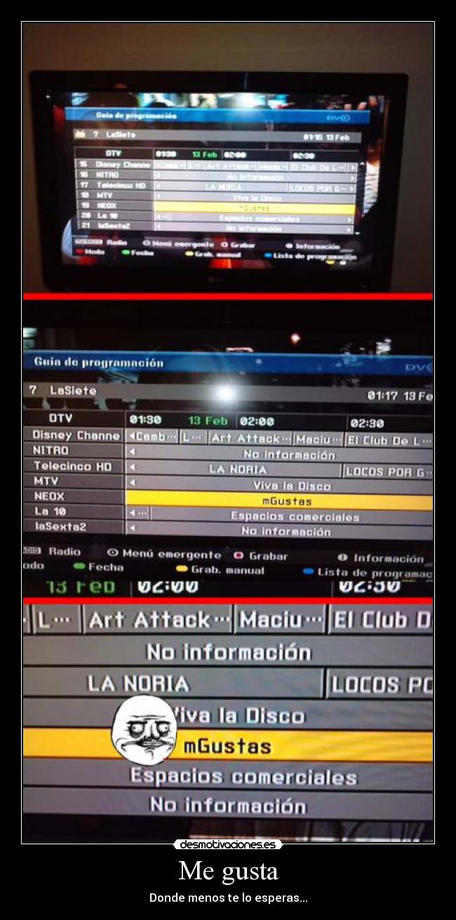 carteles gsuta meme neox tv programacion desmotivaciones