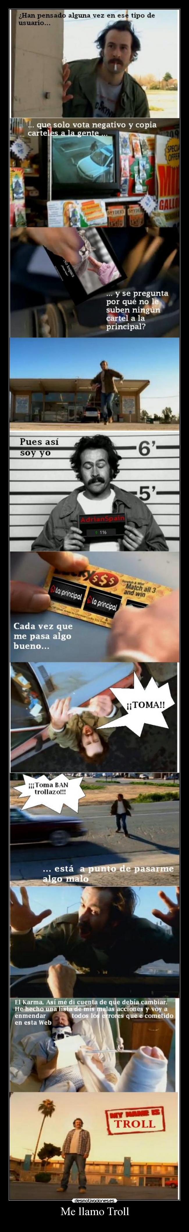 carteles llamo troll desmotivaciones