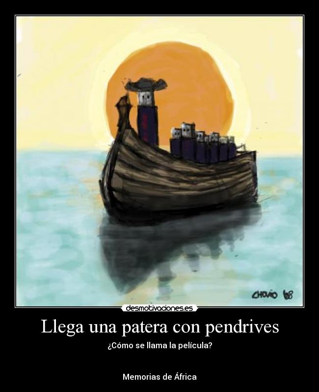Llega una patera con pendrives - 