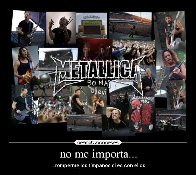 carteles metallica desmotivaciones