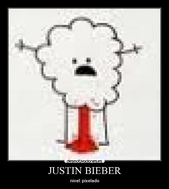 JUSTIN BIEBER - nivel: pixelado