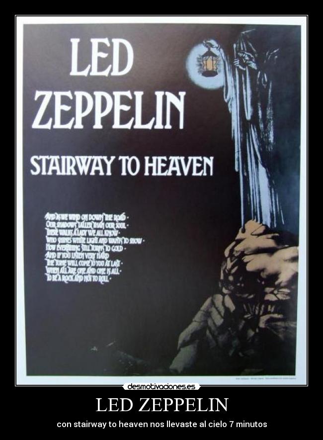 carteles led zeppelin desmotivaciones