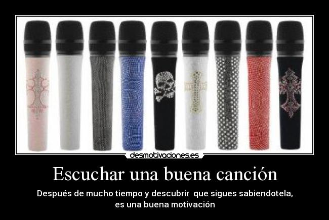 Escuchar una buena canción -