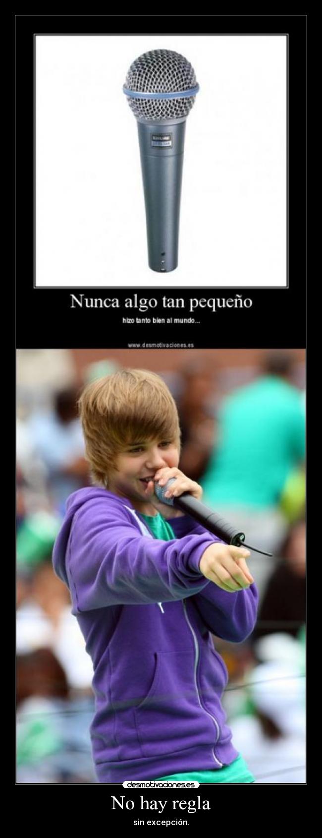 No hay regla - sin excepción.