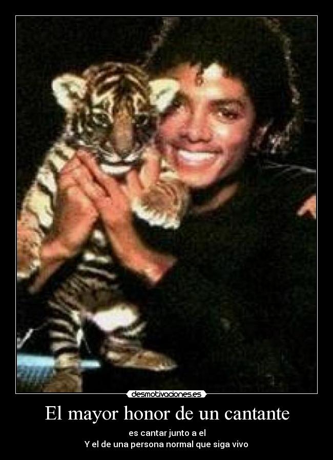 El mayor honor de un cantante -
