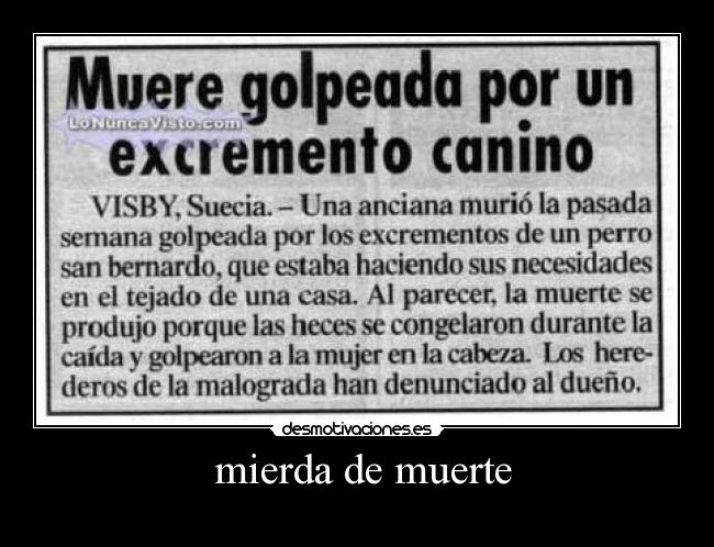 mierda de muerte -