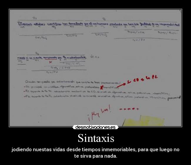 Sintaxis - 