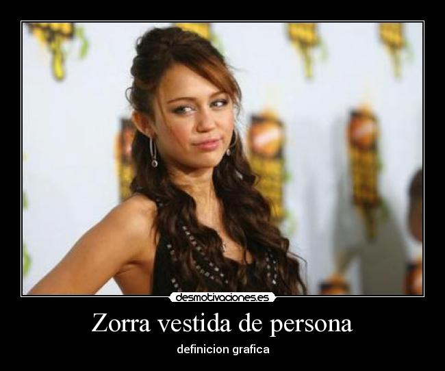 Zorra vestida de persona -