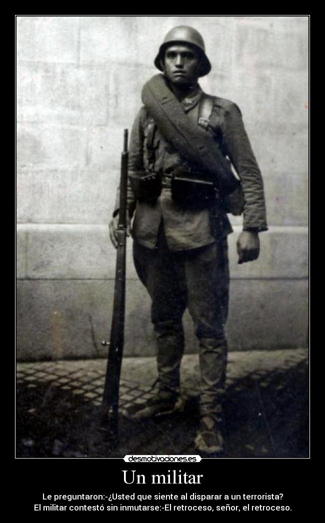 carteles conversa con militar desmotivaciones