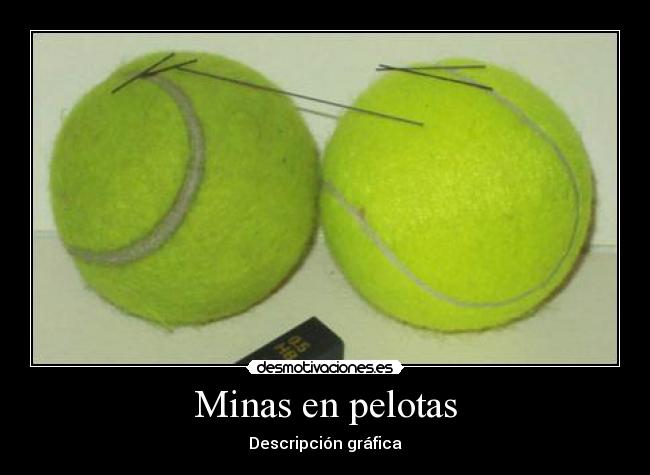 Minas en pelotas -