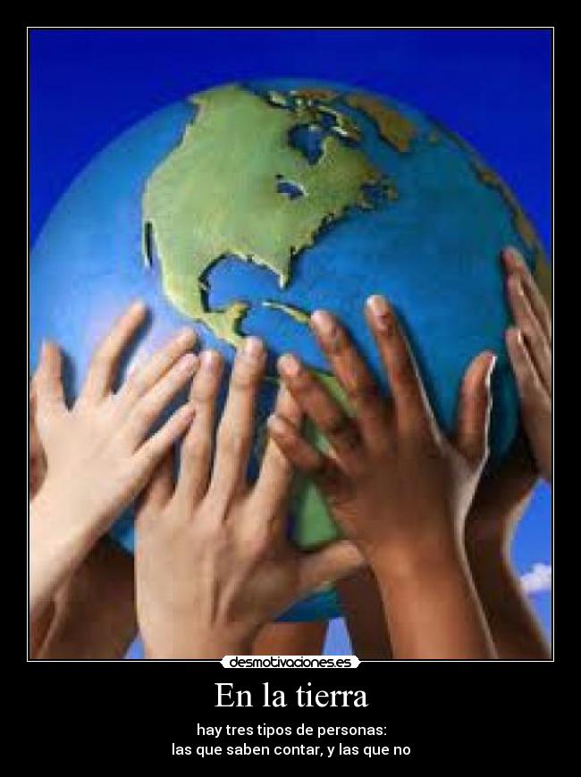 En la tierra -