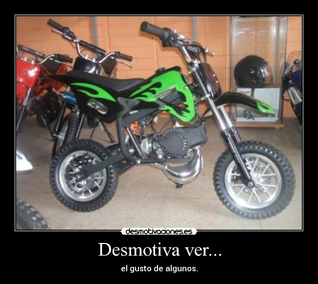 carteles desmotiva moto gusto gitano arde polla prepucio desmotivaciones