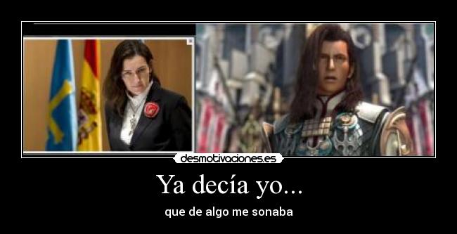 Ya decía yo... - que de algo me sonaba