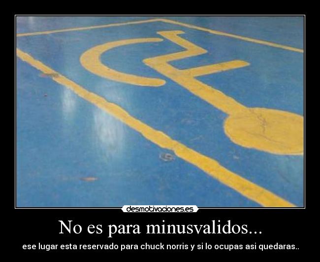 No es para minusvalidos... -