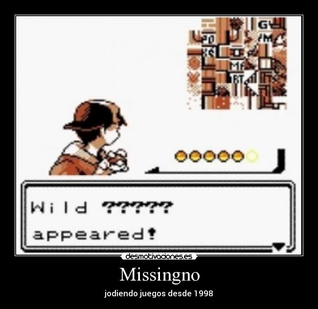 Missingno - jodiendo juegos desde 1998