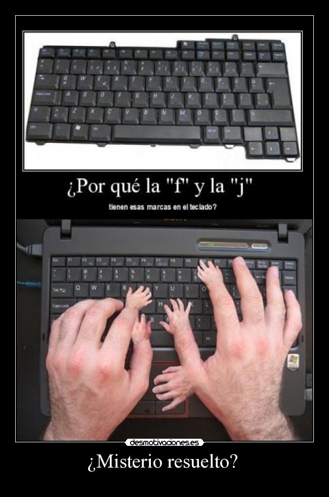 carteles misterio resuelto dedos rayas principal desmotivaciones