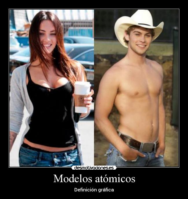 Modelos atómicos - Definición gráfica