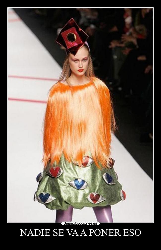 NADIE SE VA A PONER ESO -