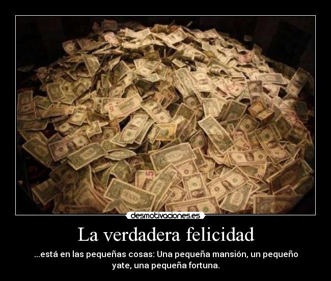 La verdadera felicidad - 