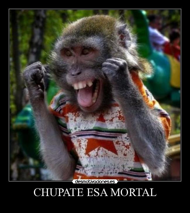 CHUPATE ESA MORTAL -