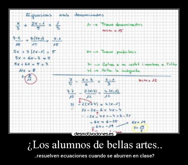 ¿Los alumnos de bellas artes.. - 